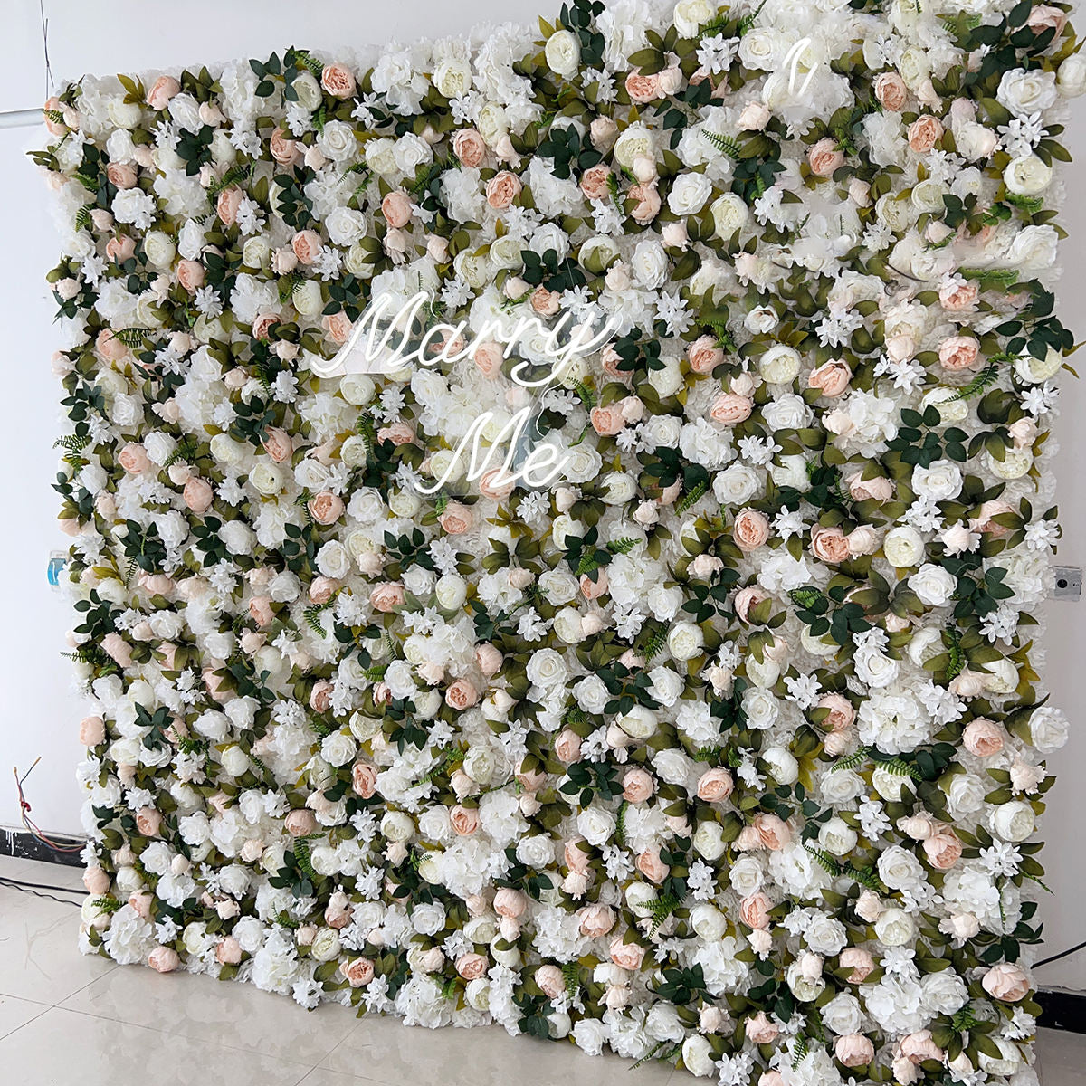 3D Artificial Flower Wall Arrangement Wedding Party Birthday Backdrop Decor HQ3745