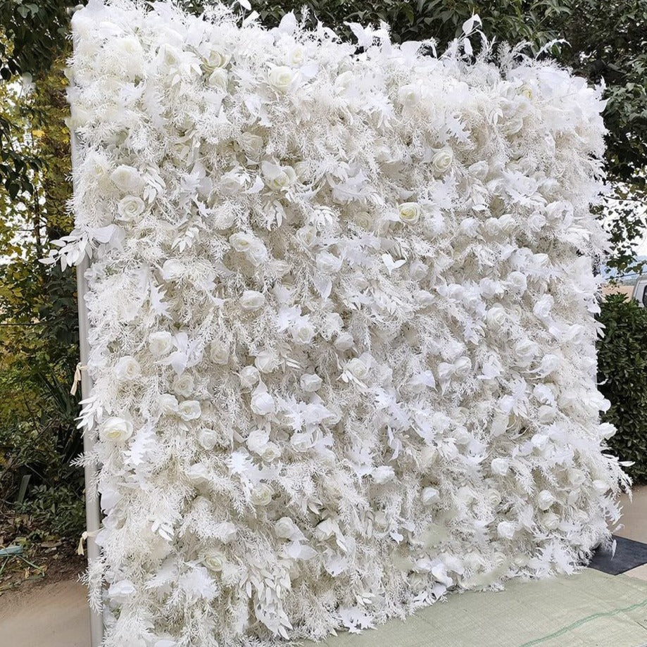 3D Artificial Flower Wall Arrangement Wedding Party Birthday Backdrop Decor HQ3746