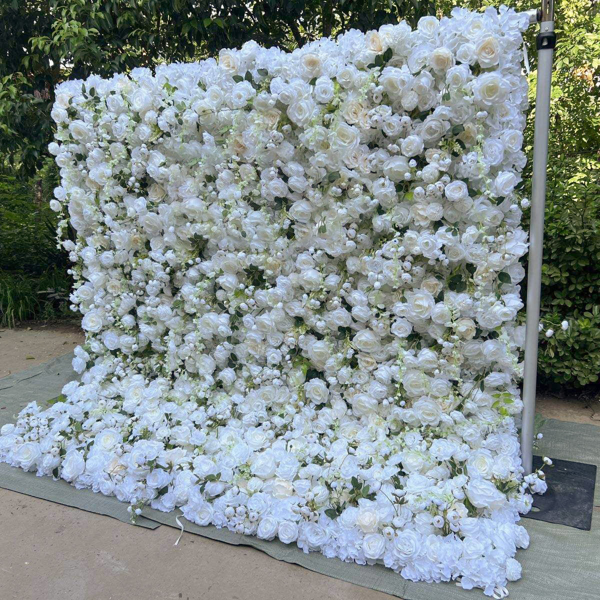 3D Artificial Flower Wall Arrangement Wedding Party Birthday Backdrop Decor HQ3764