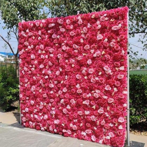 3D Artificial Flower Wall Arrangement Wedding Party Birthday Backdrop Decor HQ3835