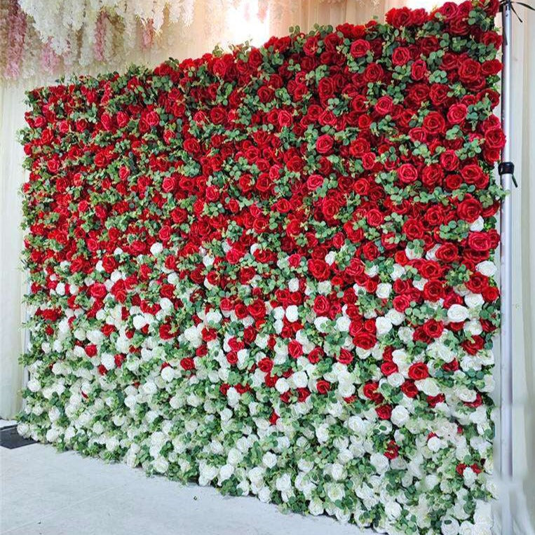 3D Artificial Flower Wall Arrangement Wedding Party Birthday Backdrop Decor HQ3603