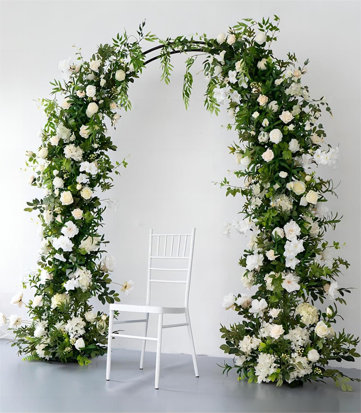 White Green Hydrangea,Orchid Artificial Flower Wedding Party Birthday Backdrop Decor CH9603-15