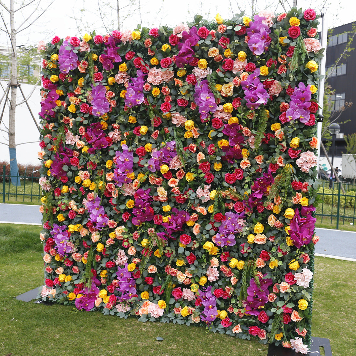 3D Artificial Flower Wall Arrangement Wedding Party Birthday Backdrop Decor HQ3521