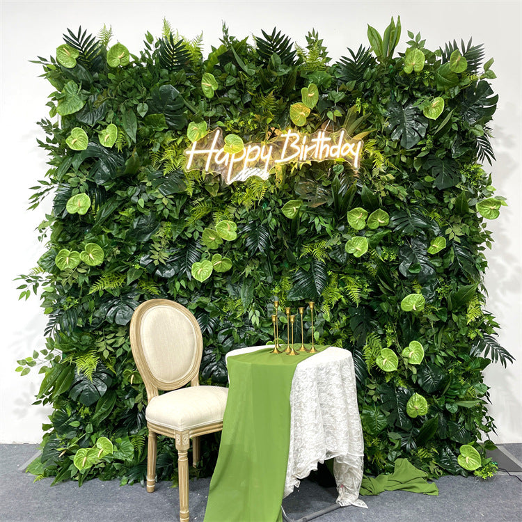 3D Artificial Flower Wall Arrangement Wedding Party Birthday Backdrop Decor HQ3912