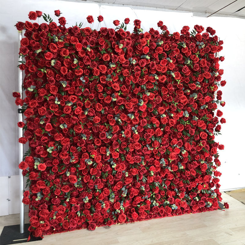 3D Artificial Flower Wall Arrangement Wedding Party Birthday Backdrop Decor HQ3968