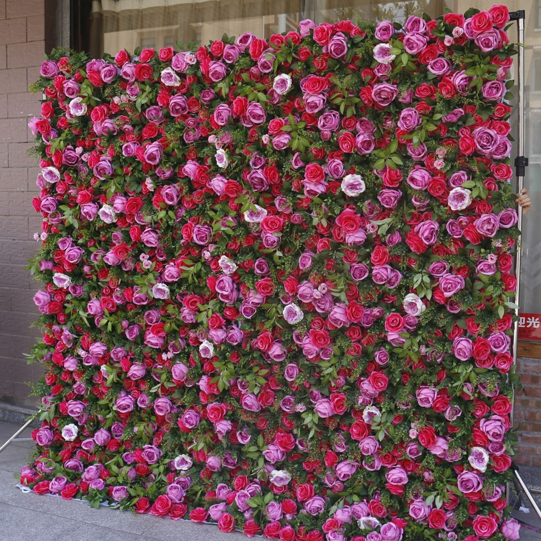 3D Artificial Flower Wall Arrangement Wedding Party Birthday Backdrop Decor HQ3509
