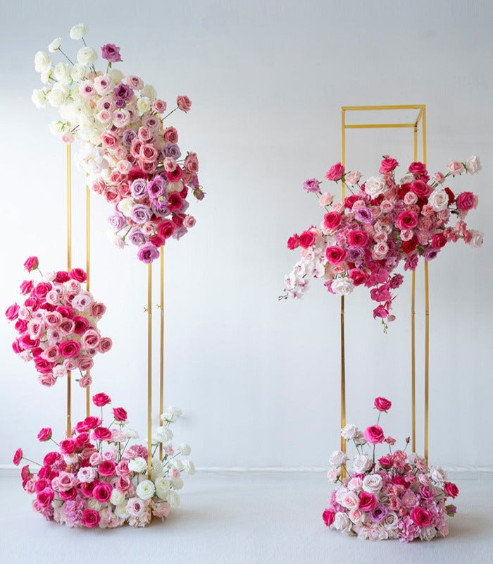 Rose Orchid Cream Pink White Artificial Flower Wedding Party Birthday Backdrop Decor CH4424