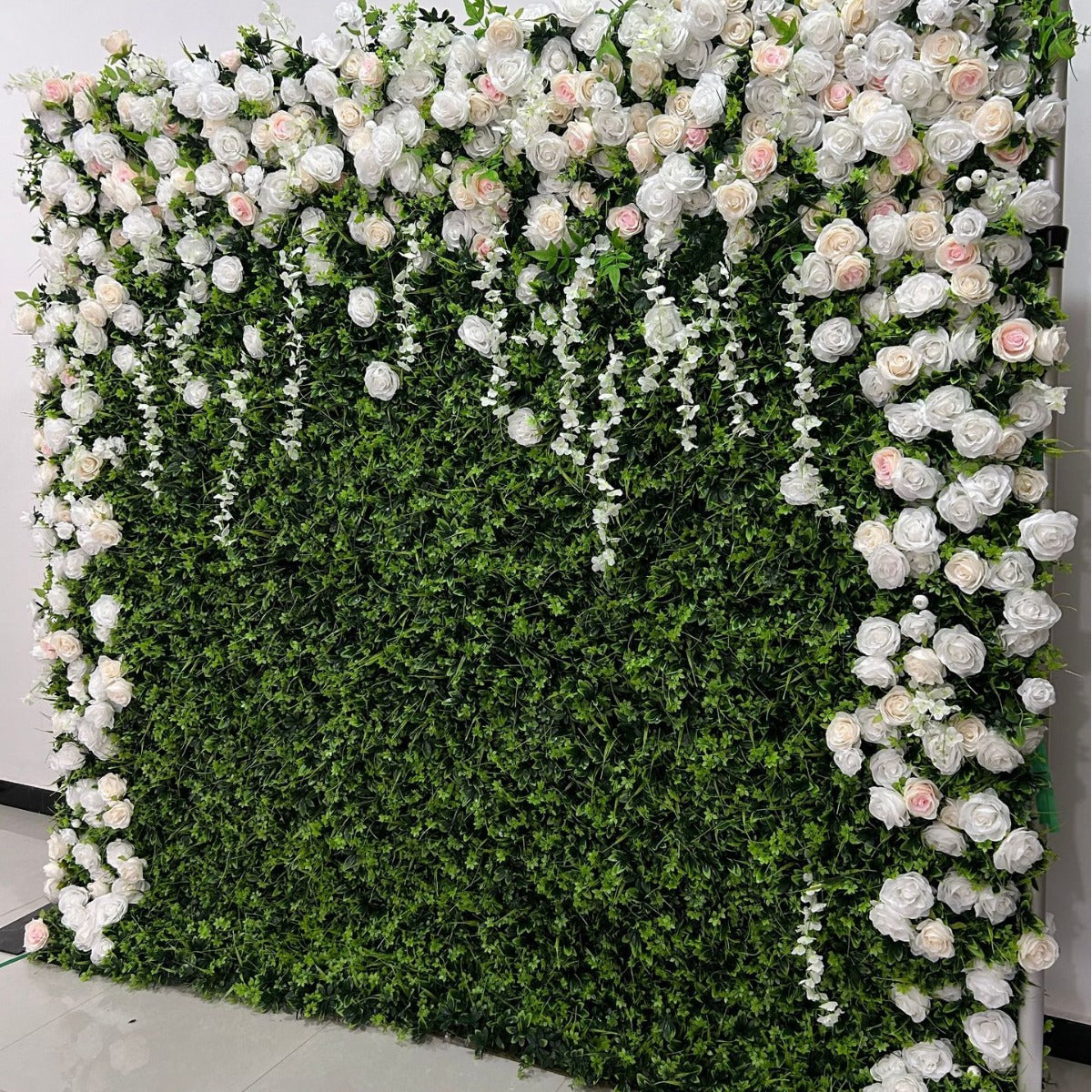 3D Artificial Flower Wall Arrangement Wedding Party Birthday Backdrop Decor HQ3999