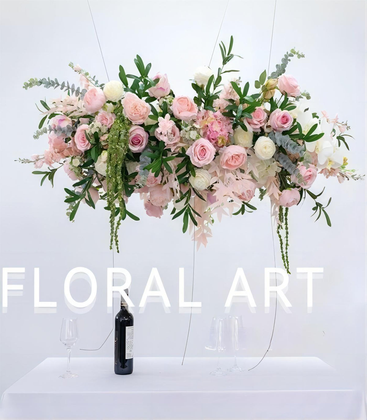 Blush Hydrangea Peony Artificial Flower Wedding Party Birthday Backdrop Decor CH9659