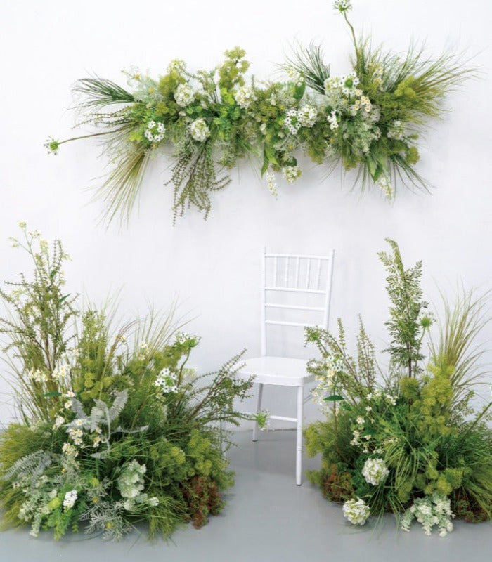 Green Plants Grass Artificial Flower Wedding Party Birthday Backdrop Decor CH4422