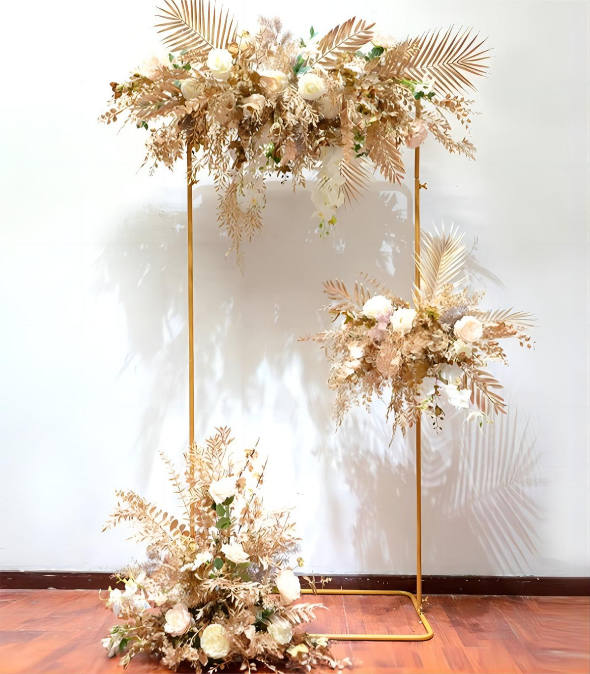 Gold Orchid Peony Artificial Flower Wedding Party Birthday Backdrop Decor CH9636