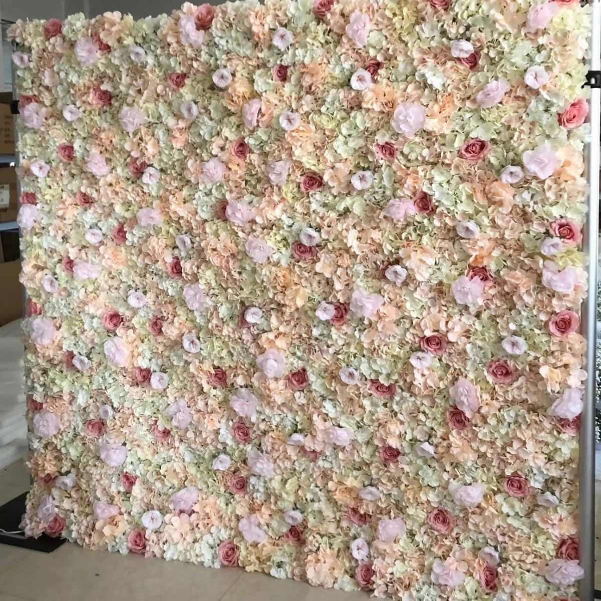 3D Artificial Flower Wall Arrangement Wedding Party Birthday Backdrop Decor HQ3933