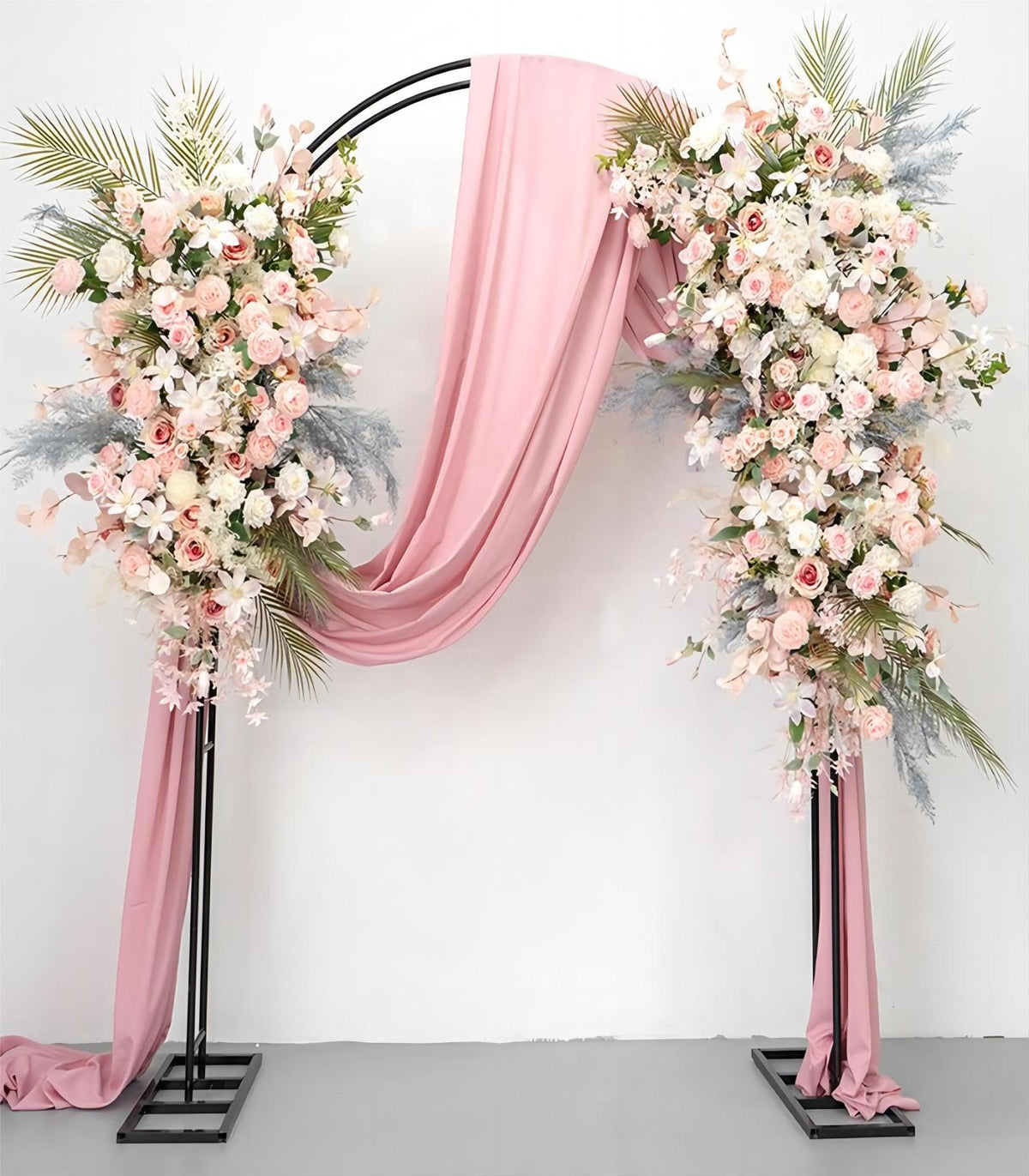 White Pink Orchid Peony Artificial Flower Wedding Party Birthday Backdrop Decor CH9681-1