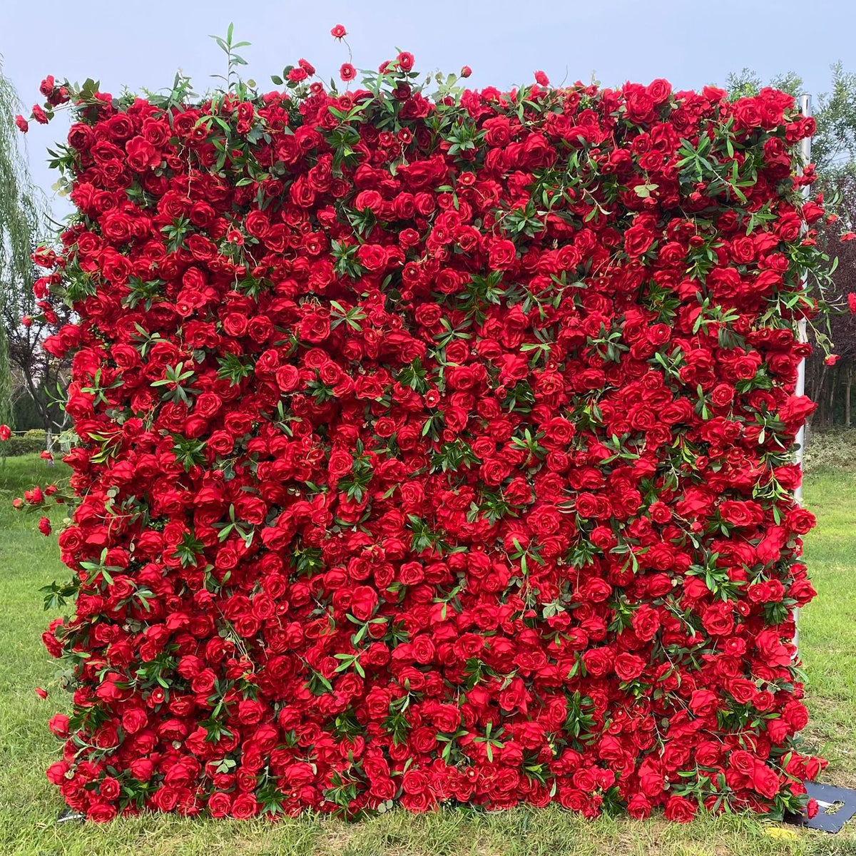 3D Artificial Flower Wall Arrangement Wedding Party Birthday Backdrop Decor HQ3929