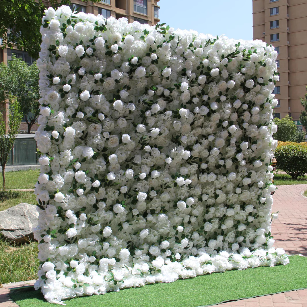 3D Artificial Flower Wall Arrangement Wedding Party Birthday Backdrop Decor HQ3939