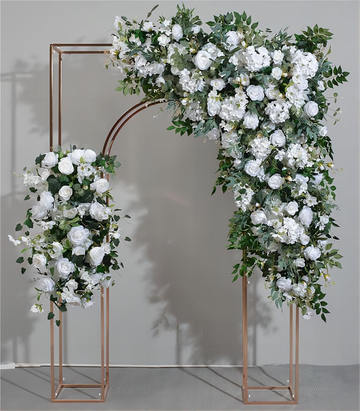 White Green Hydrangea Rose Artificial Flower Wedding Party Birthday Backdrop Decor CH9313-21