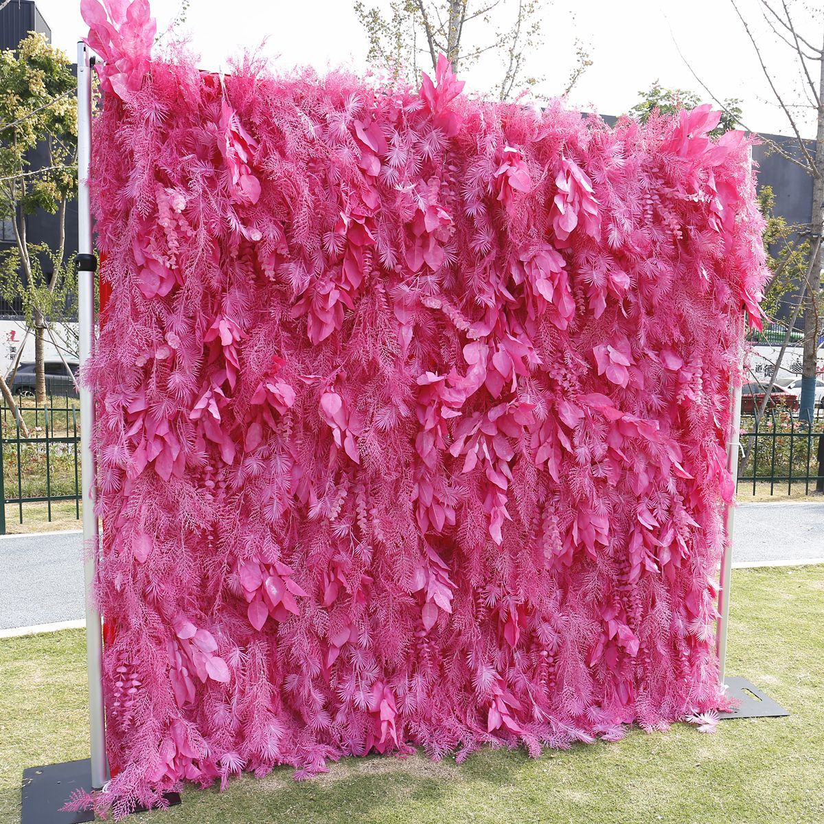 3D Artificial Flower Wall Arrangement Wedding Party Birthday Backdrop Decor HQ3523