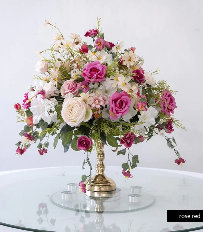 Artificial Flower Table Centerpiece Wedding Party Birthday Backdrop Decor CH9608-1