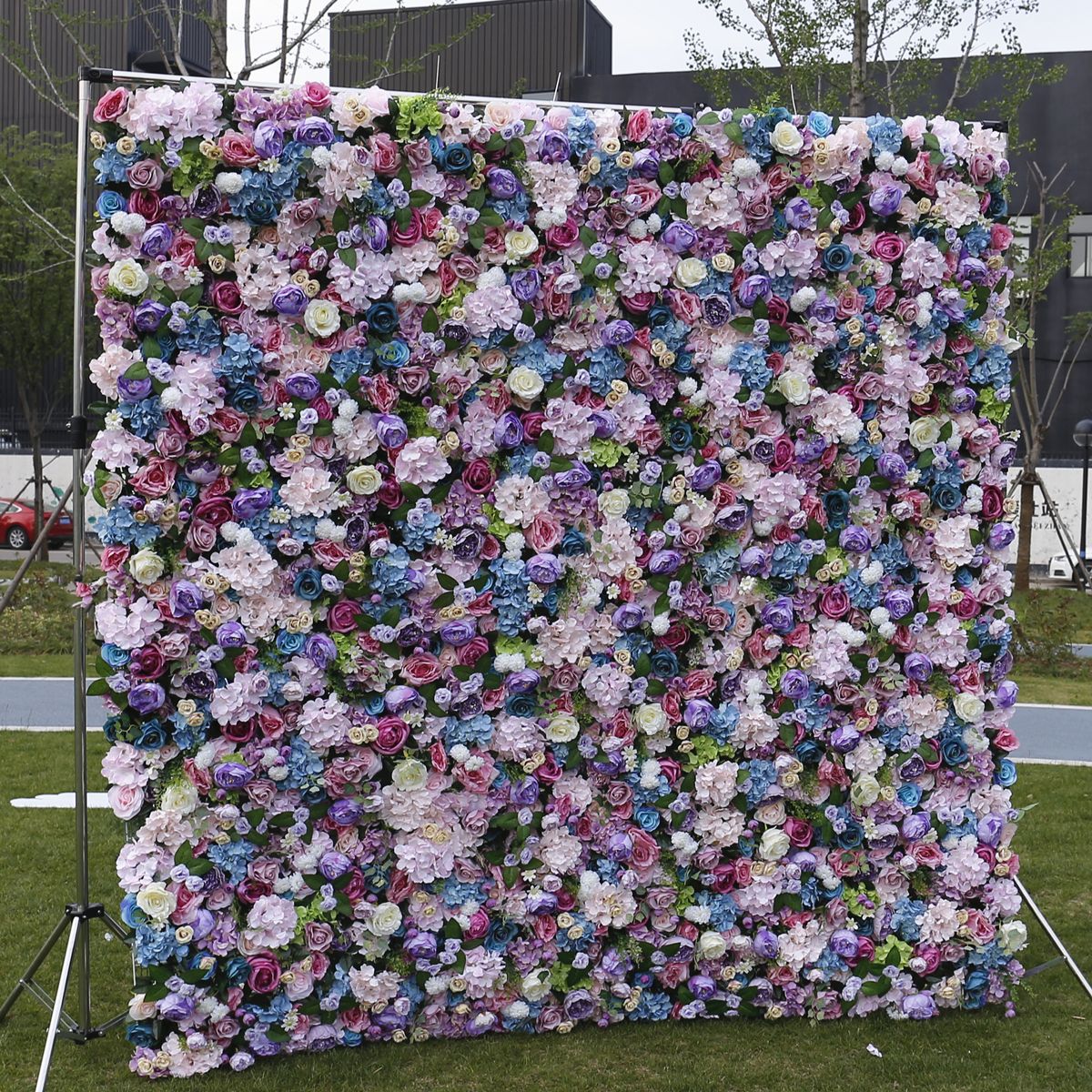 3D Artificial Flower Wall Arrangement Wedding Party Birthday Backdrop Decor HQ3506