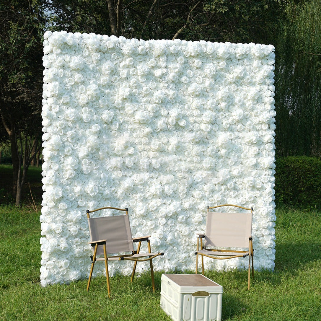 3D Artificial Flower Wall Arrangement Wedding Party Birthday Backdrop Decor HQ3976