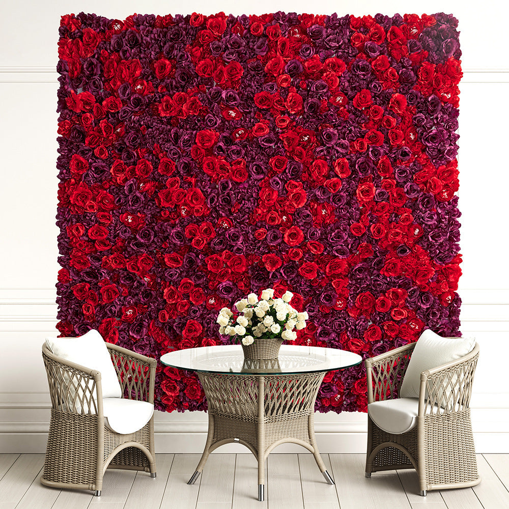 3D Artificial Flower Wall Arrangement Wedding Party Birthday Backdrop Decor HQ3811