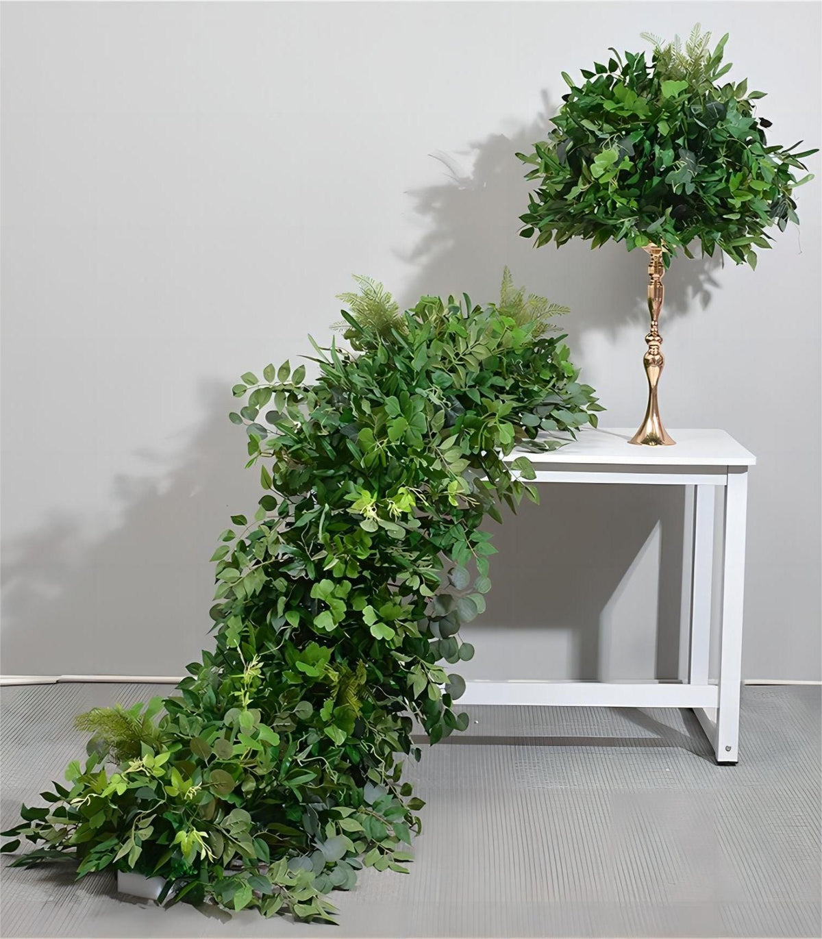 200*50cm Green Eucalyptus Artificial Flower Wedding Party Birthday Backdrop Decor CH7516