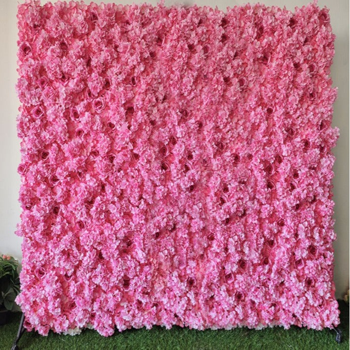 3D Artificial Flower Wall Arrangement Wedding Party Birthday Backdrop Decor HQ3994