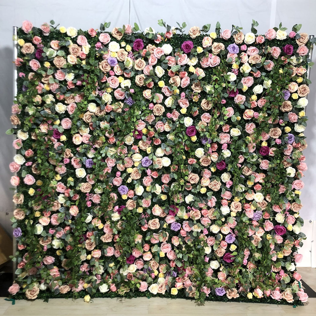3D Artificial Flower Wall Arrangement Wedding Party Birthday Backdrop Decor HQ3973