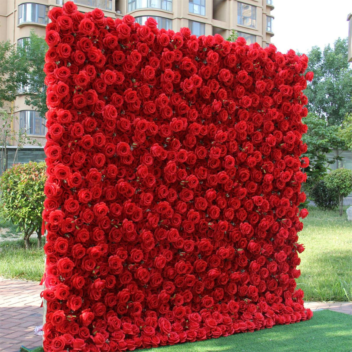 3D Artificial Flower Wall Arrangement Wedding Party Birthday Backdrop Decor HQ3905