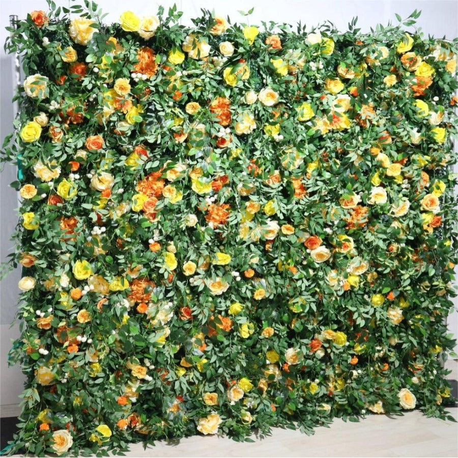 3D Artificial Flower Wall Arrangement Wedding Party Birthday Backdrop Decor HQ3901