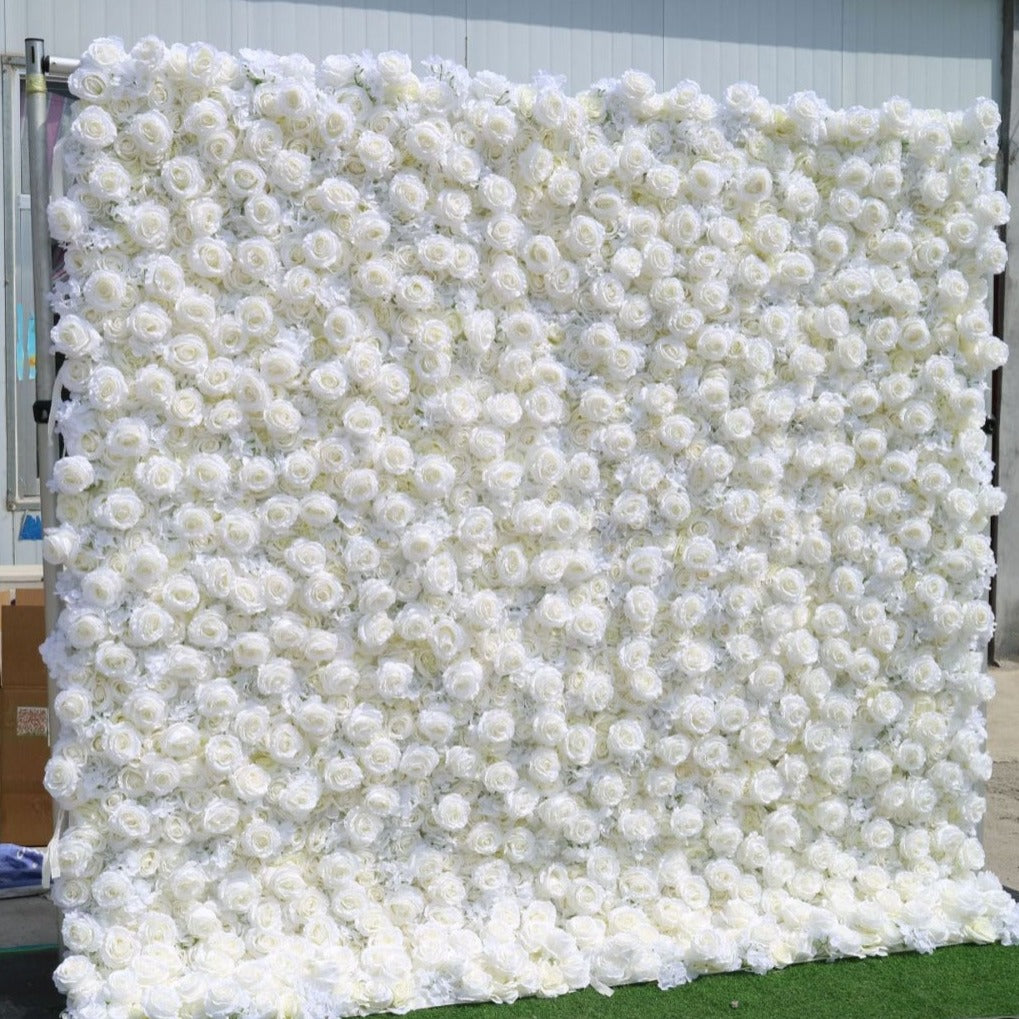 3D Artificial Flower Wall Arrangement Wedding Party Birthday Backdrop Decor HQ3941