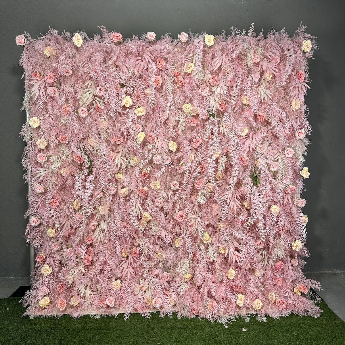 3D Artificial Flower Wall Arrangement Wedding Party Birthday Backdrop Decor HQ3975