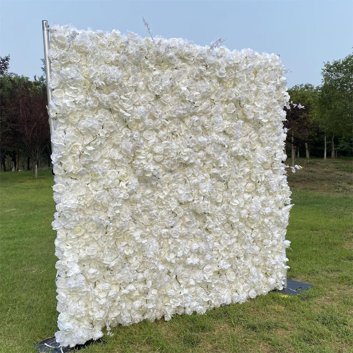 3D Artificial Flower Wall Arrangement Wedding Party Birthday Backdrop Decor HQ3809