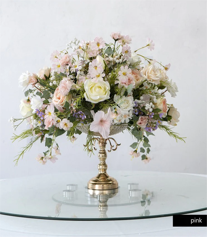 Artificial Flower Table Centerpiece Wedding Party Birthday Backdrop Decor CH9608-2