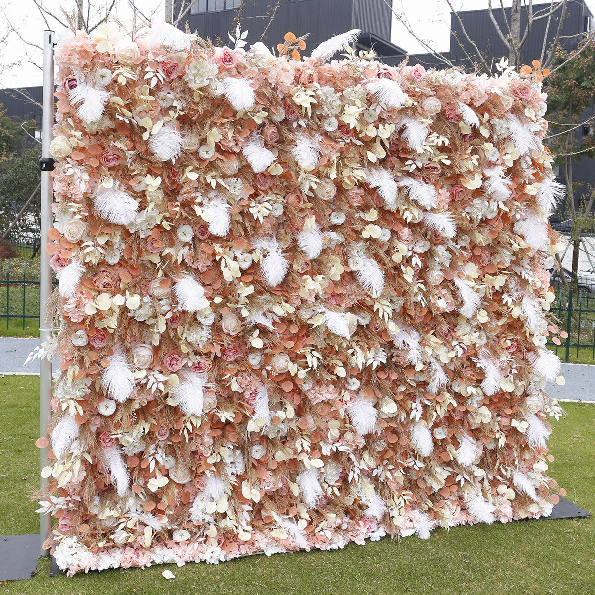3D Artificial Flower Wall Arrangement Wedding Party Birthday Backdrop Decor HQ3510