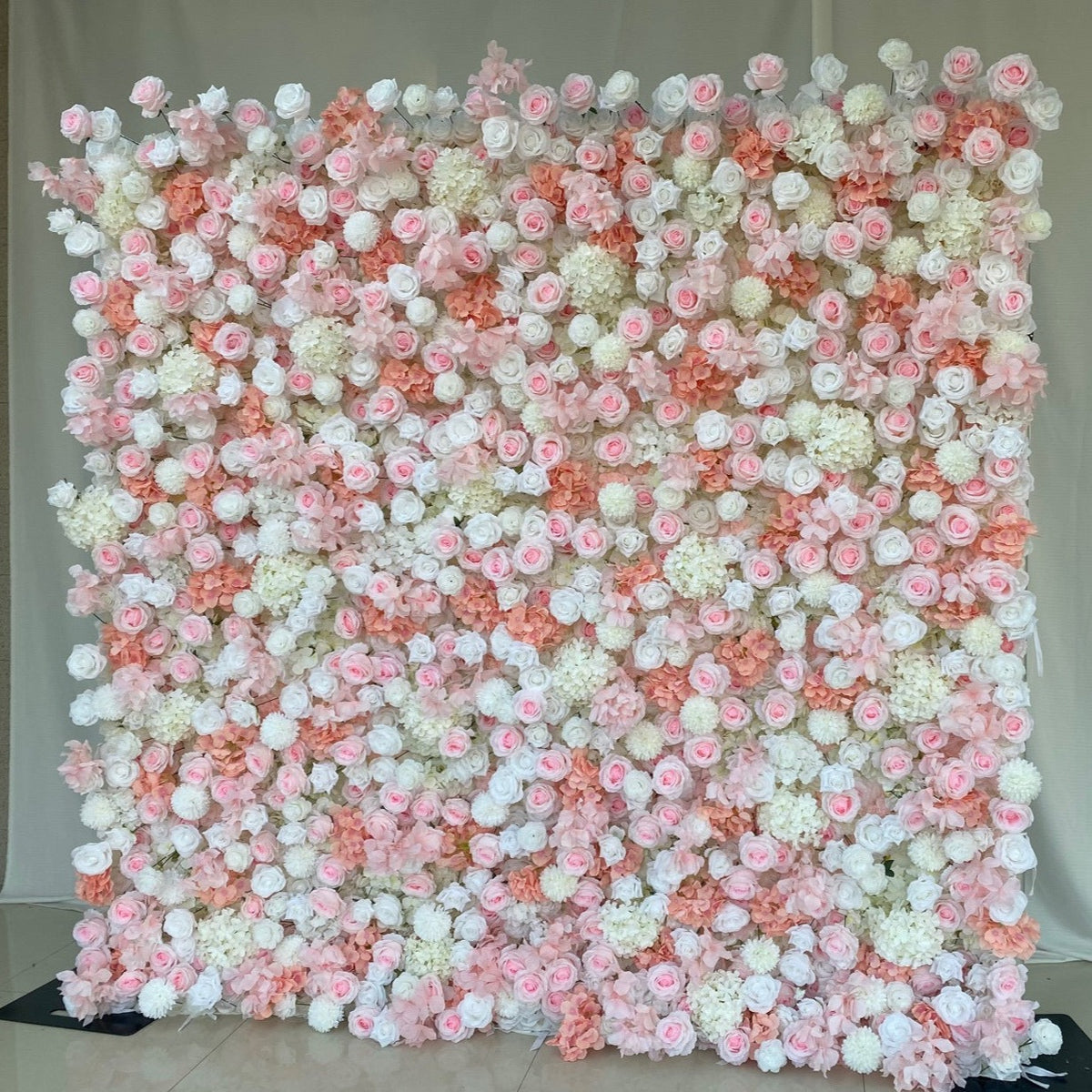 3D Artificial Flower Wall Arrangement Wedding Party Birthday Backdrop Decor HQ5994
