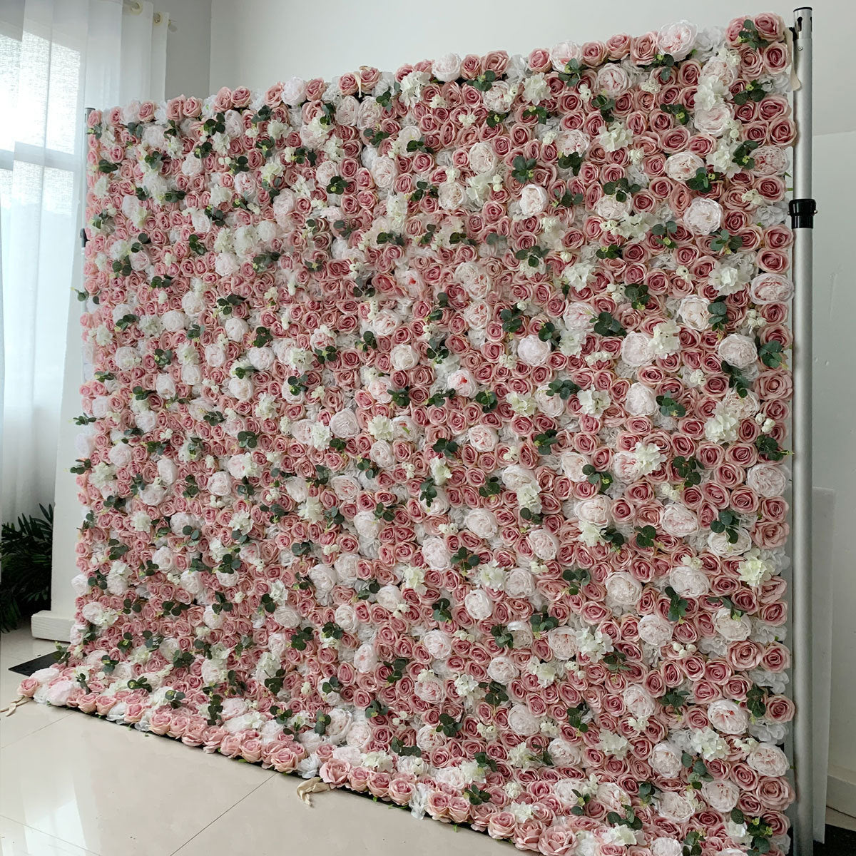 3D Artificial Flower Wall Arrangement Wedding Party Birthday Backdrop Decor HQ1158