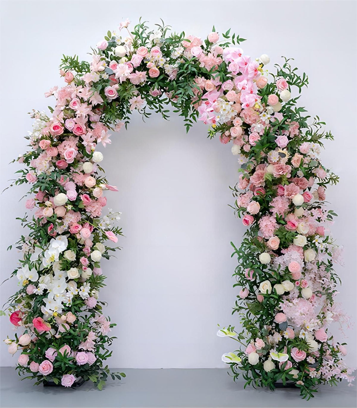Pink Phalaenopsis Rose Artificial Flower Wedding Party Birthday Backdrop Decor CH9603