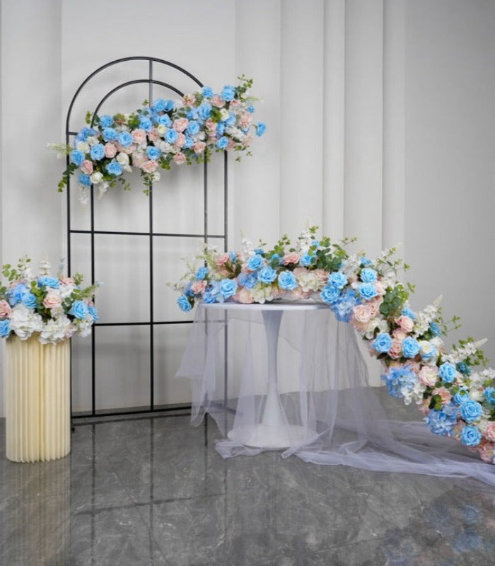 Table Floral Artificial Flower Wedding Party Birthday Backdrop Decor CH6518