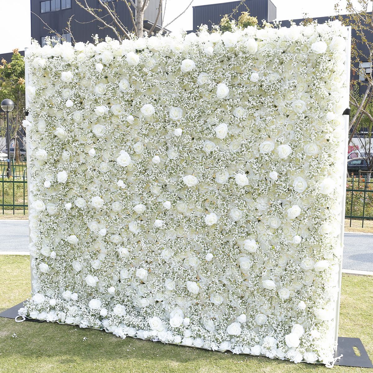 3D Artificial Flower Wall Arrangement Wedding Party Birthday Backdrop Decor HQ3522