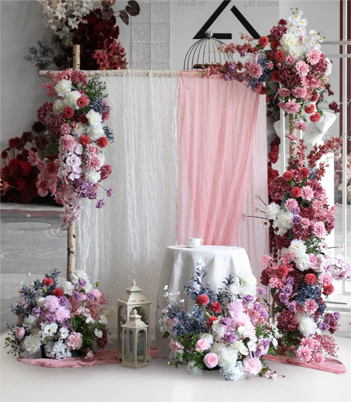 Peony Dahlia Hydrangea Artificial Flower Wedding Party Birthday Backdrop Decor CH4134
