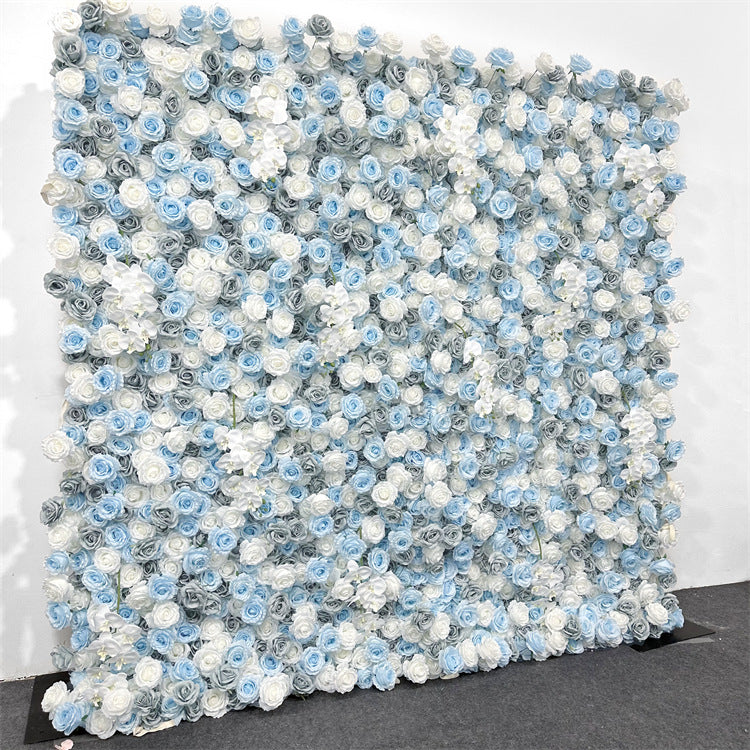 3D Artificial Flower Wall Arrangement Wedding Party Birthday Backdrop Decor HQ3914