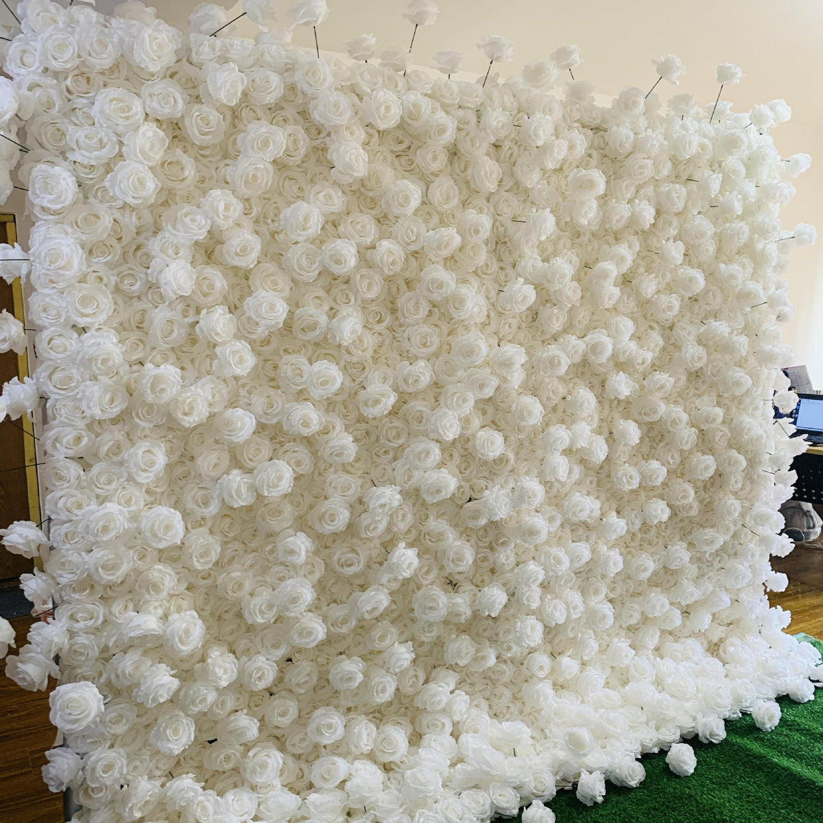 3D Artificial Flower Wall Arrangement Wedding Party Birthday Backdrop Decor HQ3937