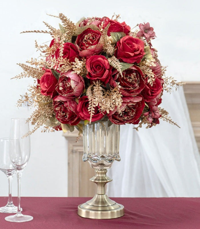 40cm Artificial Flower Rose Wedding Party Birthday Backdrop Decor CH9314-41
