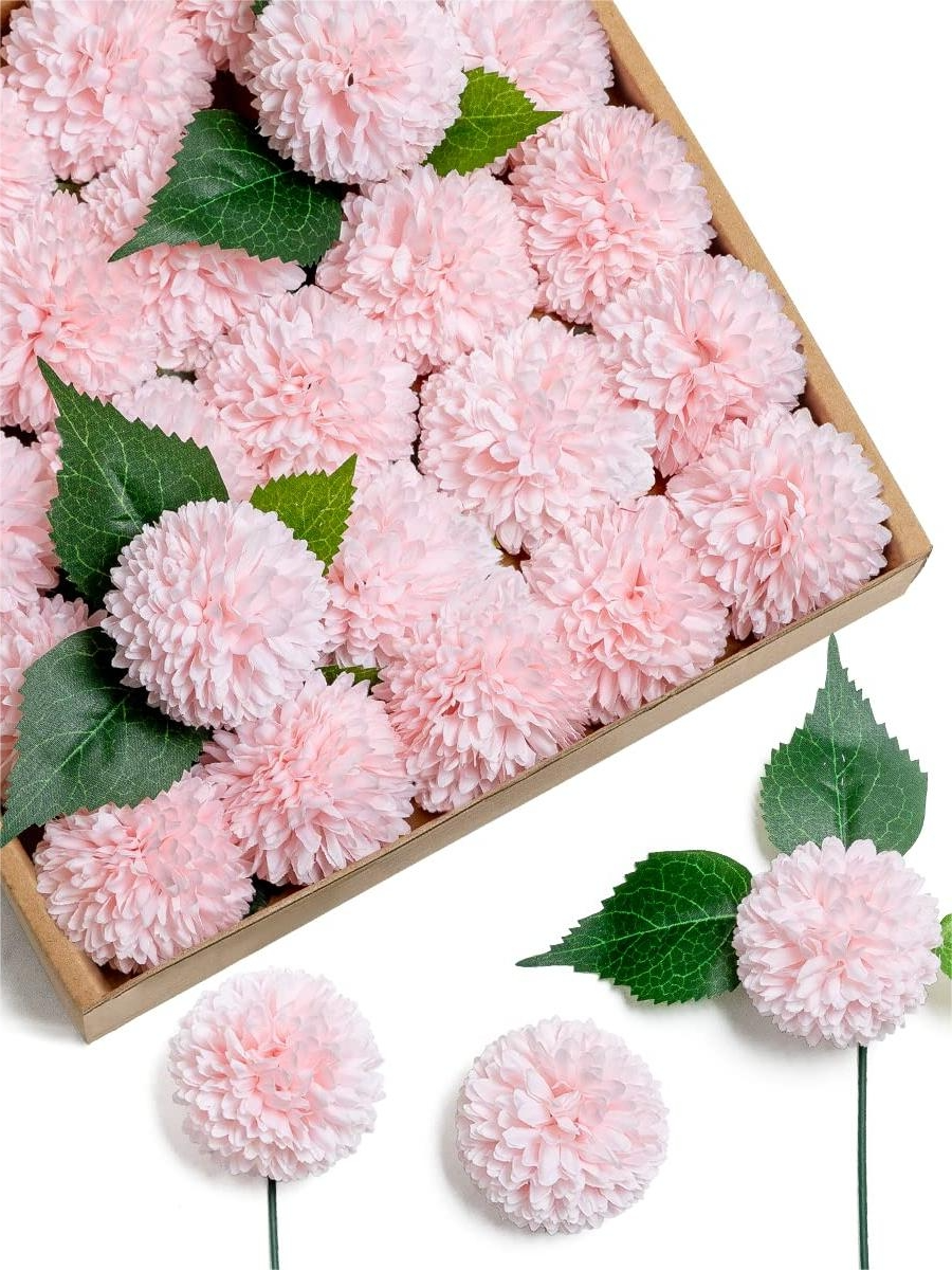 Pink Fake Floral Artificial Flowers DIY Wedding Bouquet Box Set HH5340-5