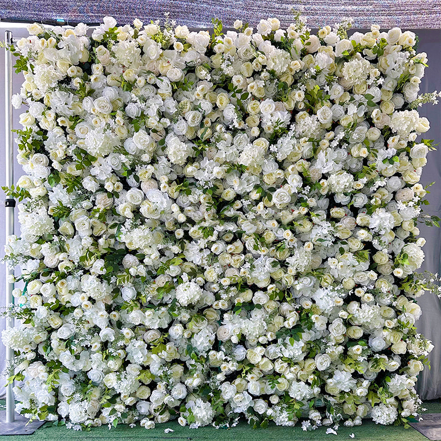 3D Artificial Flower Wall Arrangement Wedding Party Birthday Backdrop Decor HQ3723