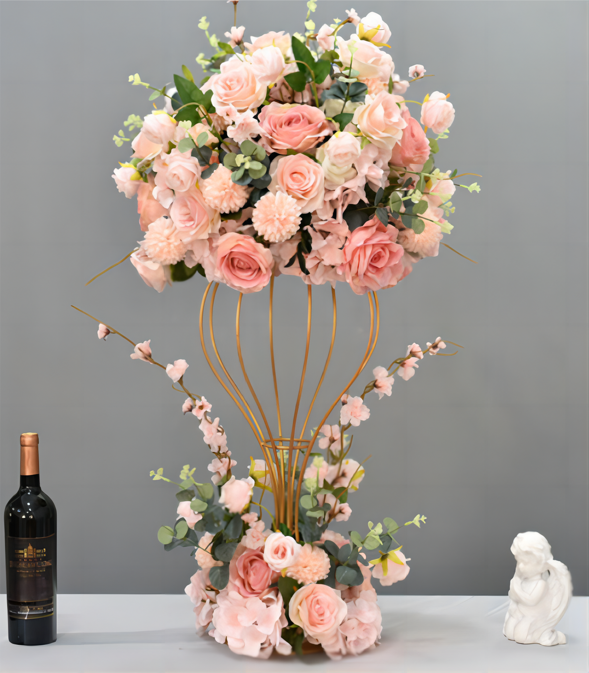 4 Colors Artificial Flower Table Centerpiece Wedding Party Birthday Backdrop Decor CH9146