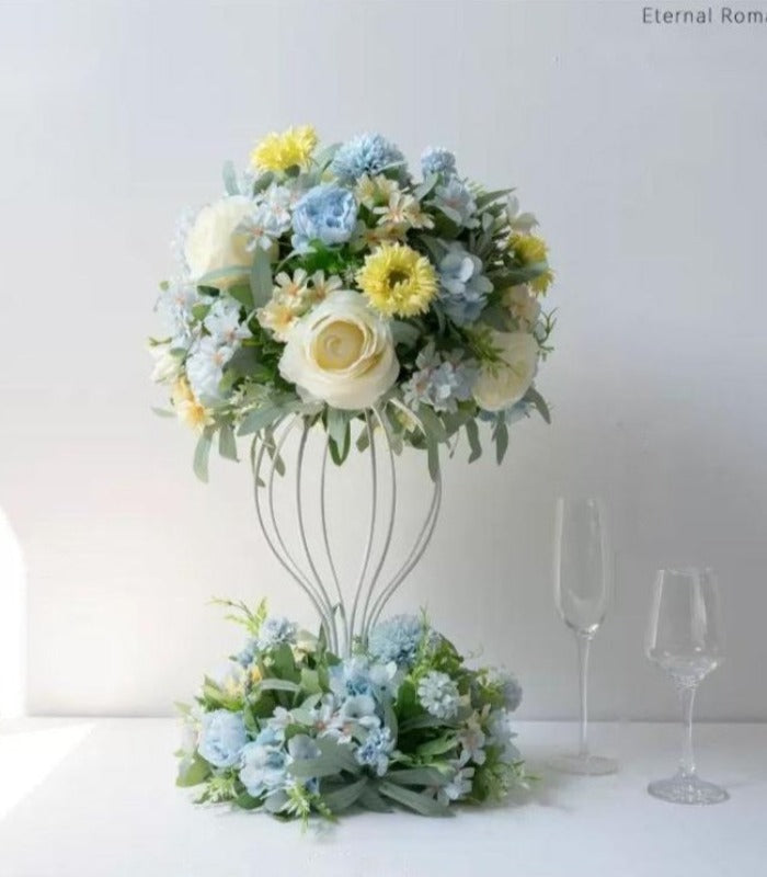2pcs Artificial Flower Table Centerpiece Wedding Party Birthday Backdrop Decor CH9661-4