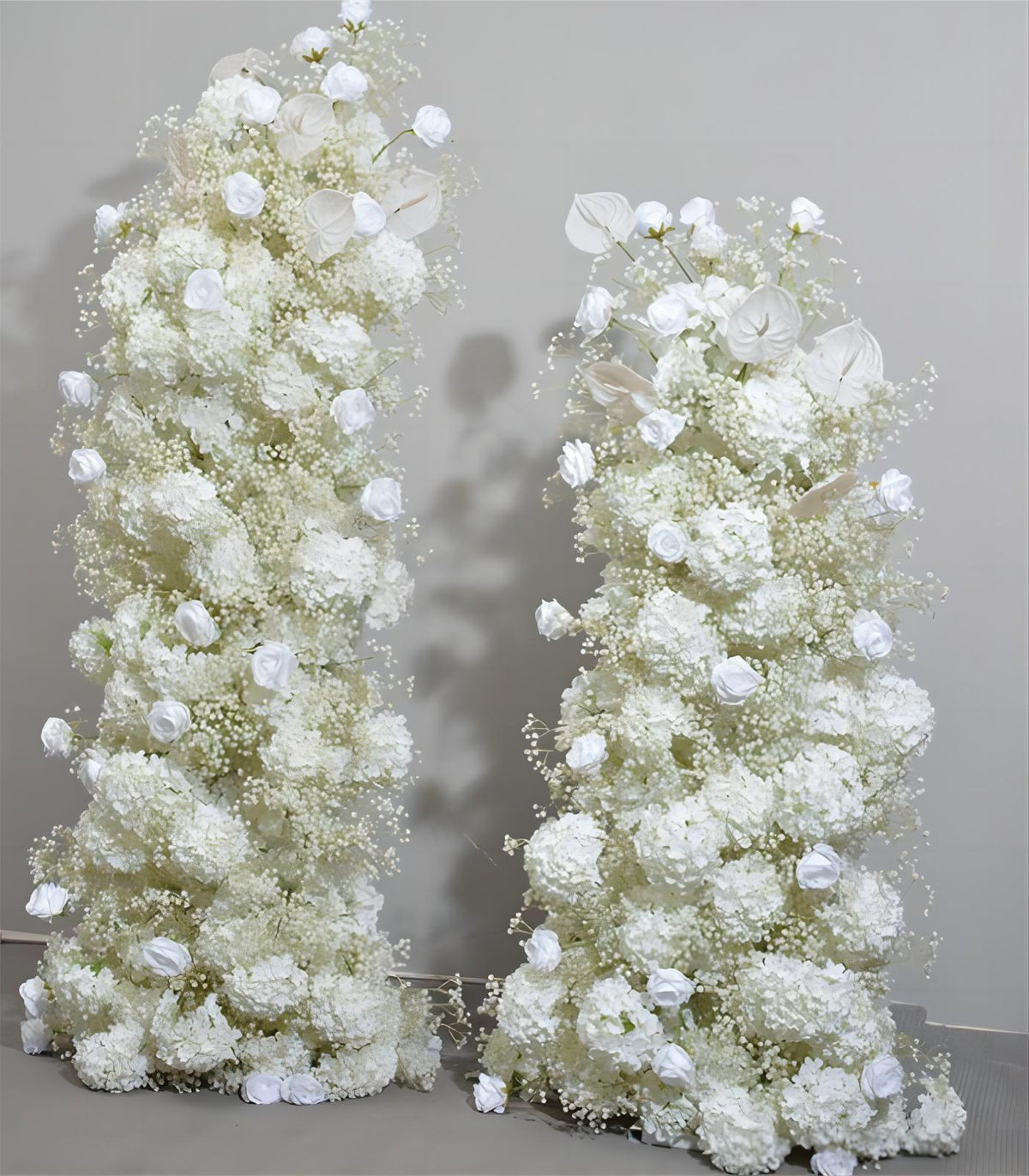 White Gypsophila Hydrangea Artificial Flower Rose Wedding Party Birthday Backdrop Decor CH9313-24