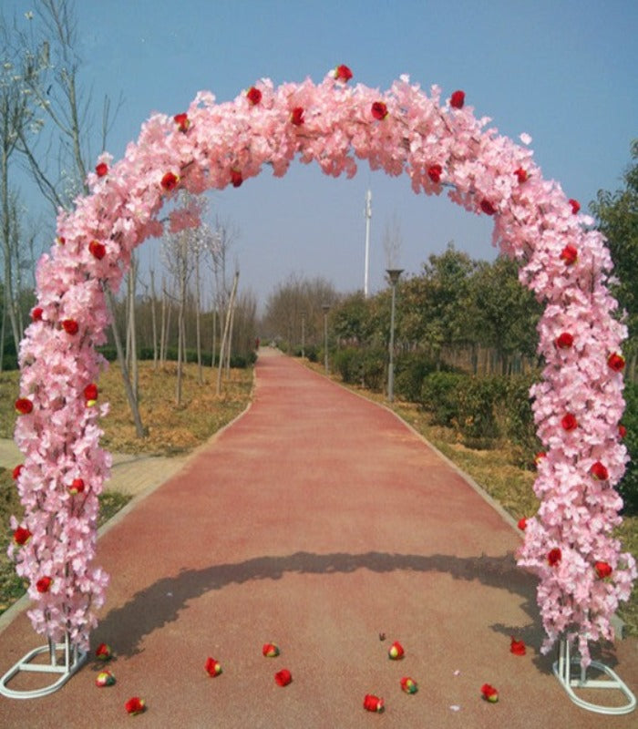 Artificial Flower Cherry Blossom Flower Stand Wedding Arch Party Birthday Backdrop HJ5330